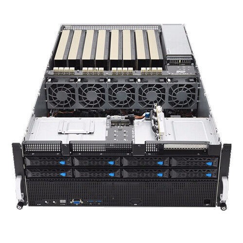ASUS ESC8000A-E11 8 GPU Server With 4x 3000W PSU Support 2x AMD EPYC 7002/ 7003
