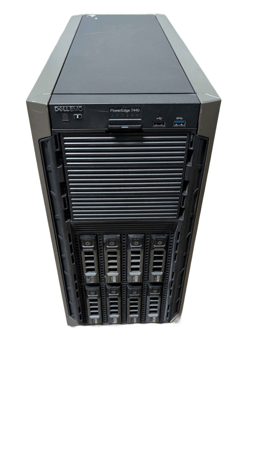 Dell Poweredge T440 8LFF 2x Gold 5120 2.2ghz 28C 256gb H730p 8x Trays 2x 1100w