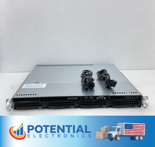 Supermicro CSE-813M Server X10SRI-F Board 1x Xeon E5-1620V3 64GB RAM NO HDD 🚚