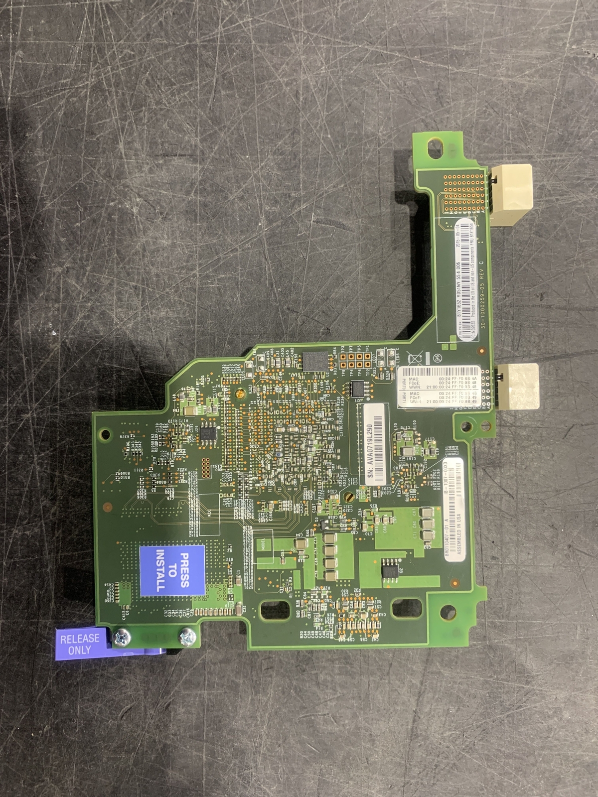 BROCADE 2 PORT 10GB ETHERNET CONVERGED NETWORK ADAPTER 81Y1650 81Y1652-13-CT