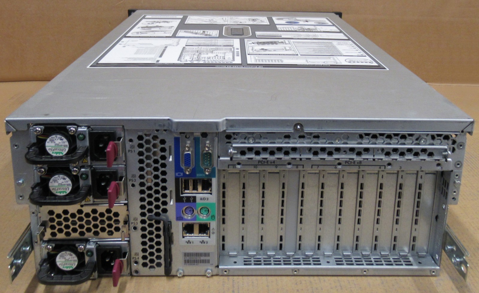HP ProLiant DL580 G5 2x Xeon Quad Core E7320 2.4GHz 1.3TB 8GB RAM Rack Server