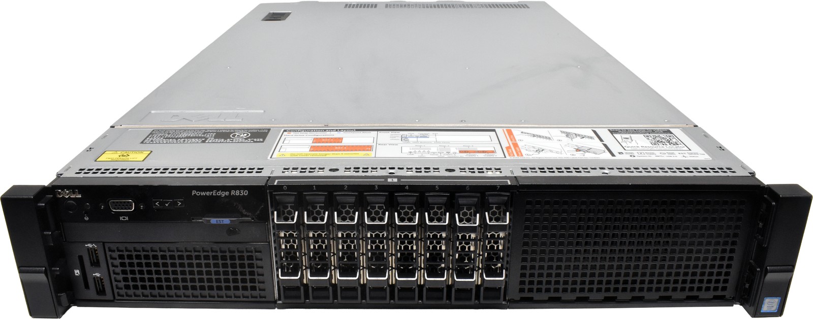 Dell PowerEdge R830 RackServer 0x CPU 0xGB RAM H330 8x 2.5 SSF Bay 4xCPU Slot