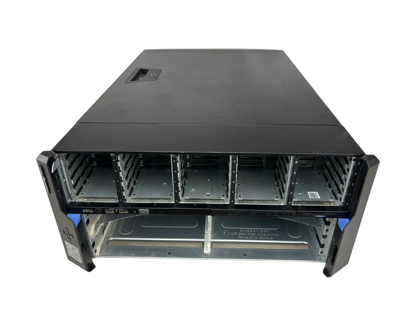 Dell Poweredge VRTX 25Bay 2.5″ Blade Chassis with Fans, 4x 1100Watt freight ship