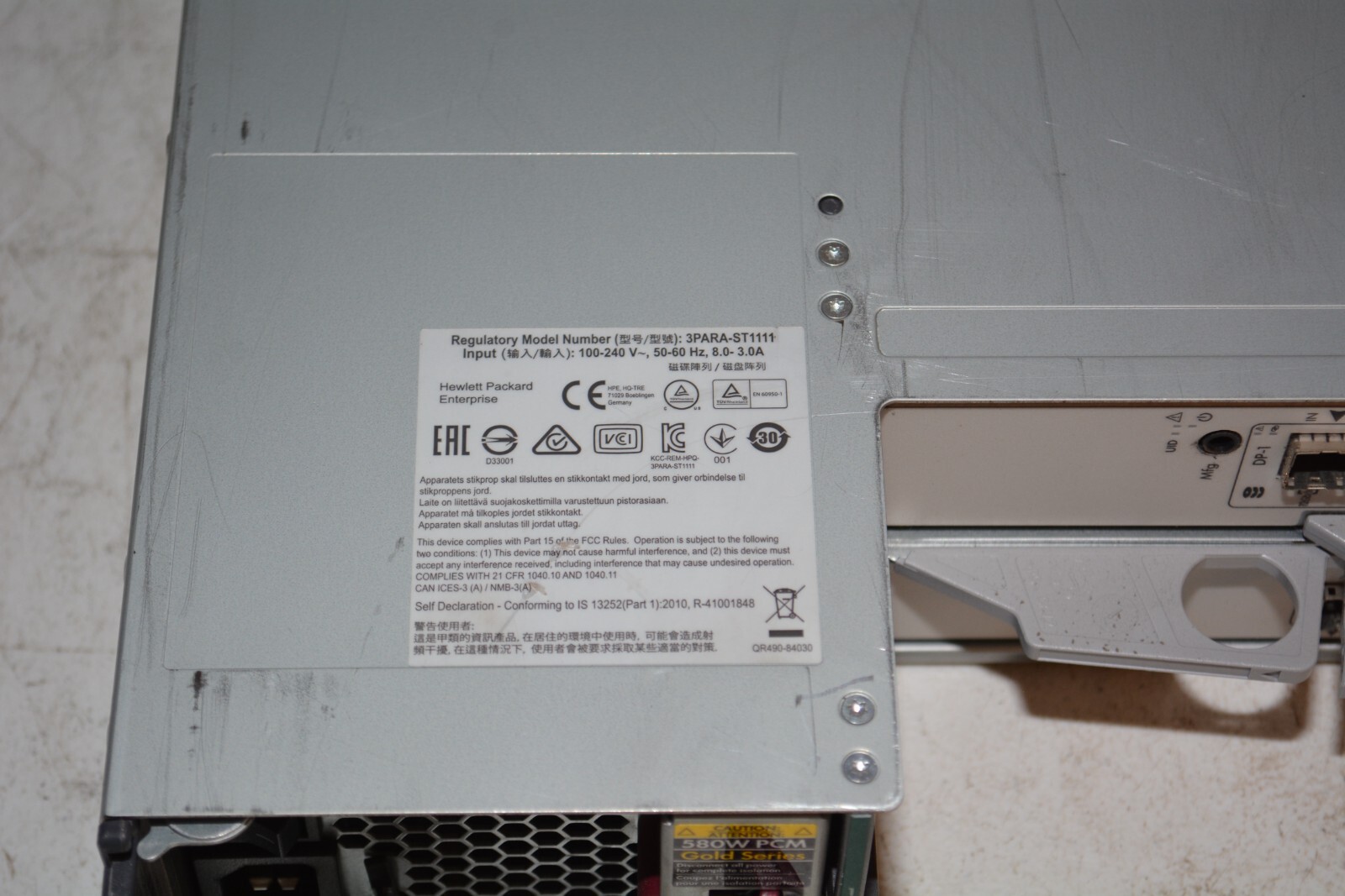 ^ HP (HPE) 3PARA-ST1111 2U 24-Bay 2.5″ SAS Storage Array (No HDs) #W4834