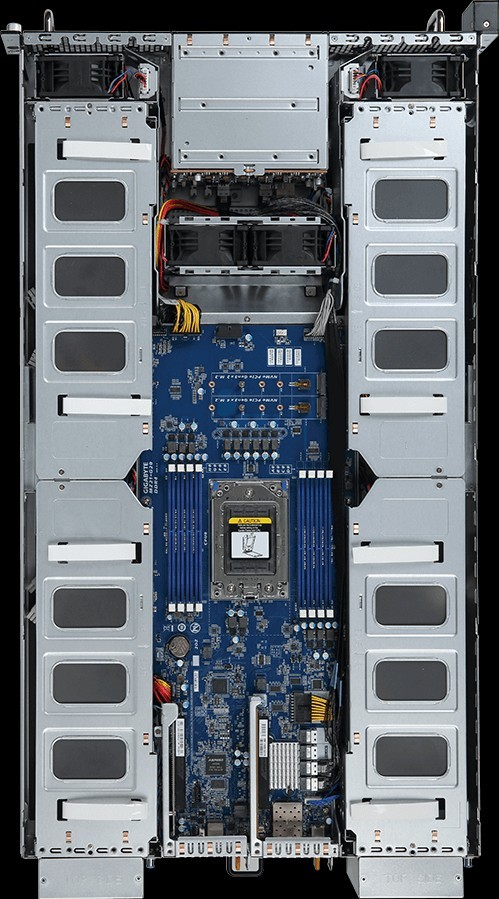 Gigabyte NVIDIA HPC/AI Server – G292-Z20 + 2x A100 40GB PCIE + 256gb RAM