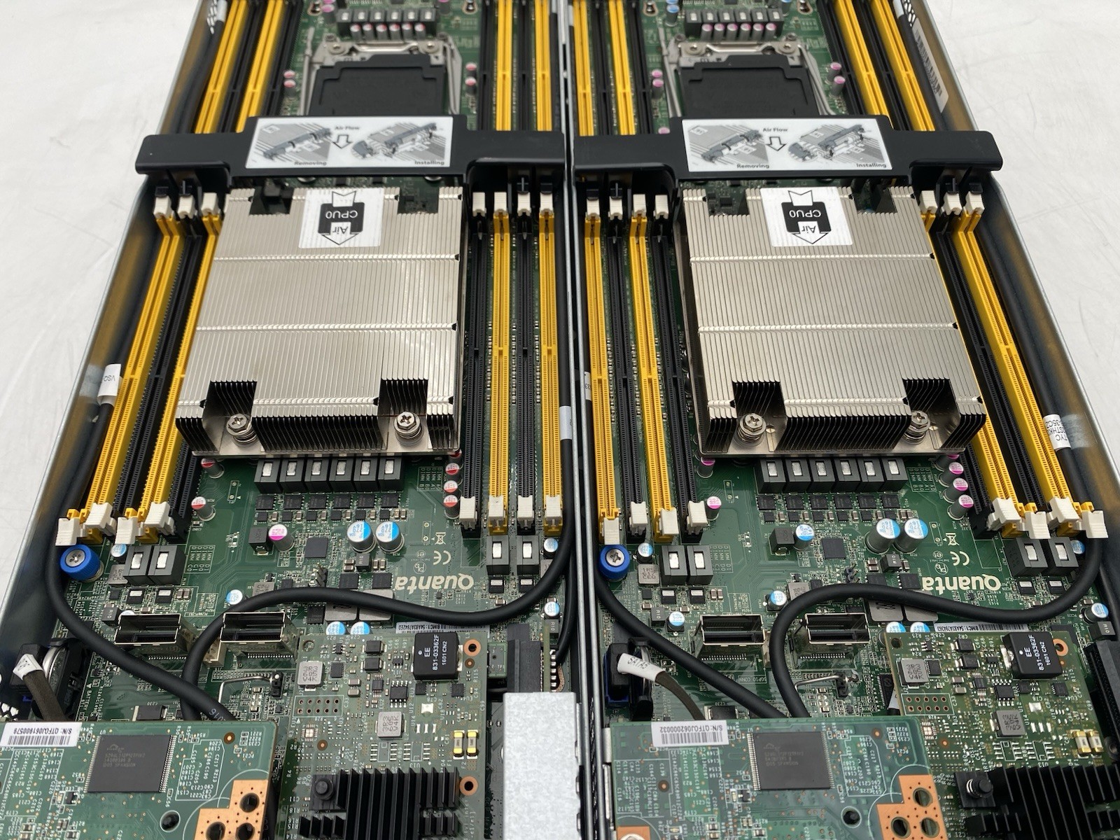 Lot of 2 Quanta T41S-2U Server Node w/ Intel Xeon E5-2603V3