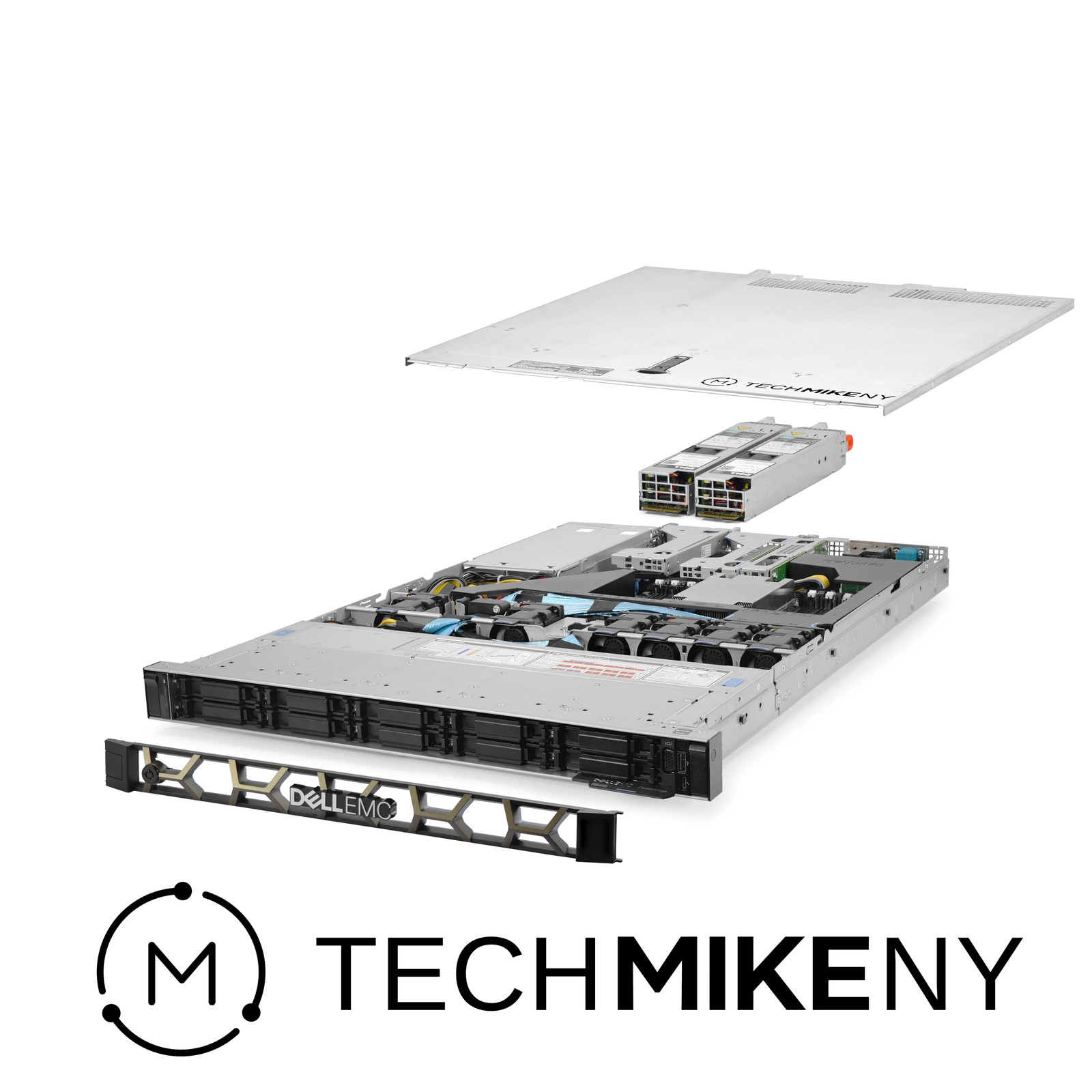 Dell PowerEdge R6415 NVMe Server 10-Bay 2.10Ghz 16-Core 64GB RAM + 10x Caddies