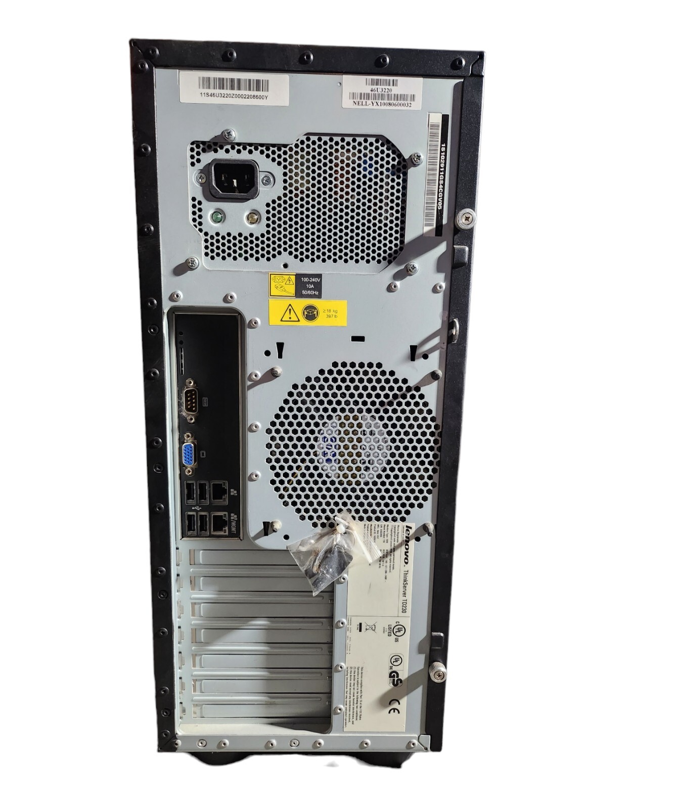 Lenovo TS TD230 Xeon QC E5603 1600MHz 4MB L3 1x2GB DDR3-1333 RDIMM 3X SATA Raid