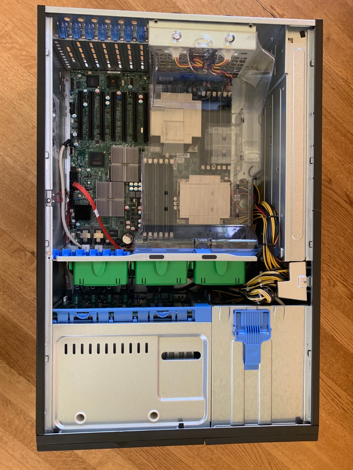 Supermicro CSE-745 4U 8-Bay Server X8DTH-6 24GB RAM Dual 800W PSU SAS743TQ