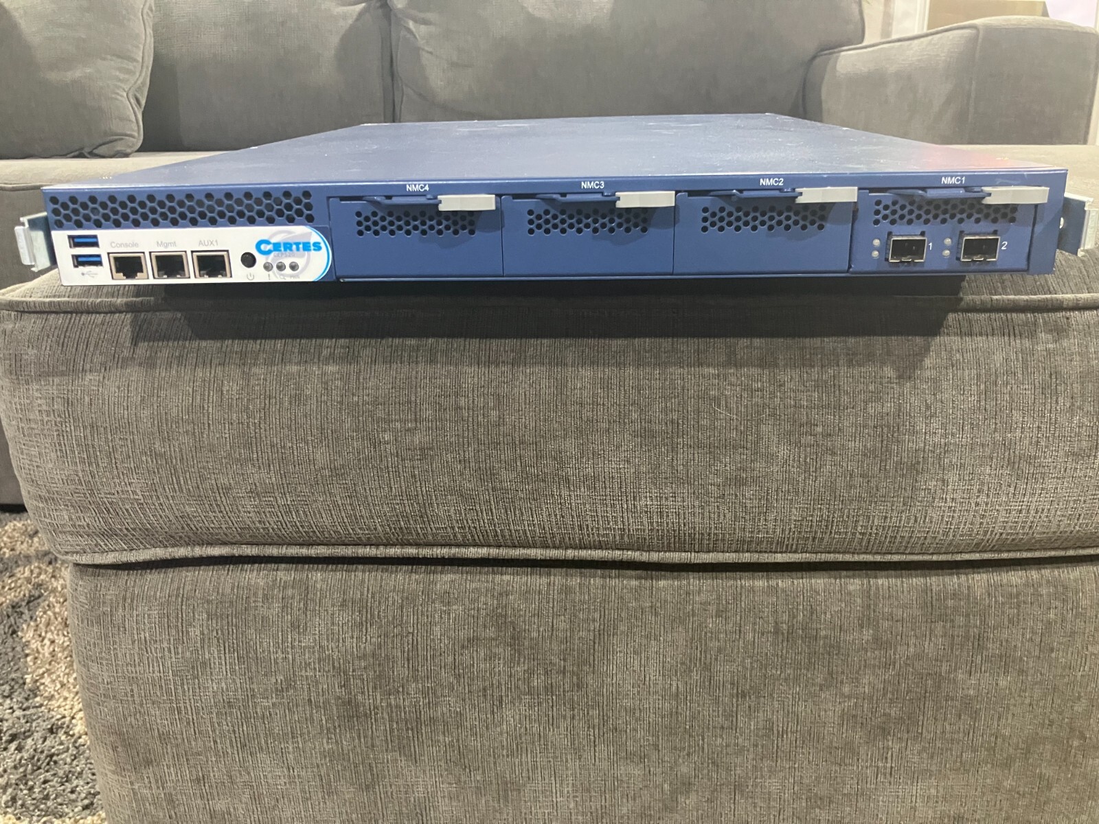 Advantech FWA-5020U Server, Dual XEON E5-2680V 2.4GHZ, 32GB RAM, Dual 32GB SSD
