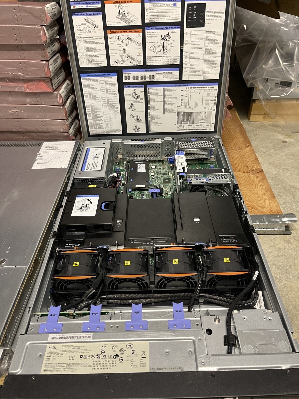 IBM System X3650 M4 2x Intel Xeon E5-2690 2.90GHz 64GB RAM 8x 500Gb SAS HDD