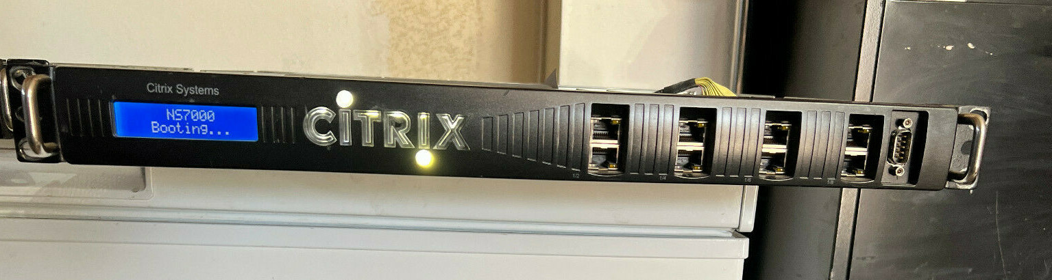Citrix 7000 NS7000 Switch NetScaler Load Balancing 8-Port GB-E Access Gateway