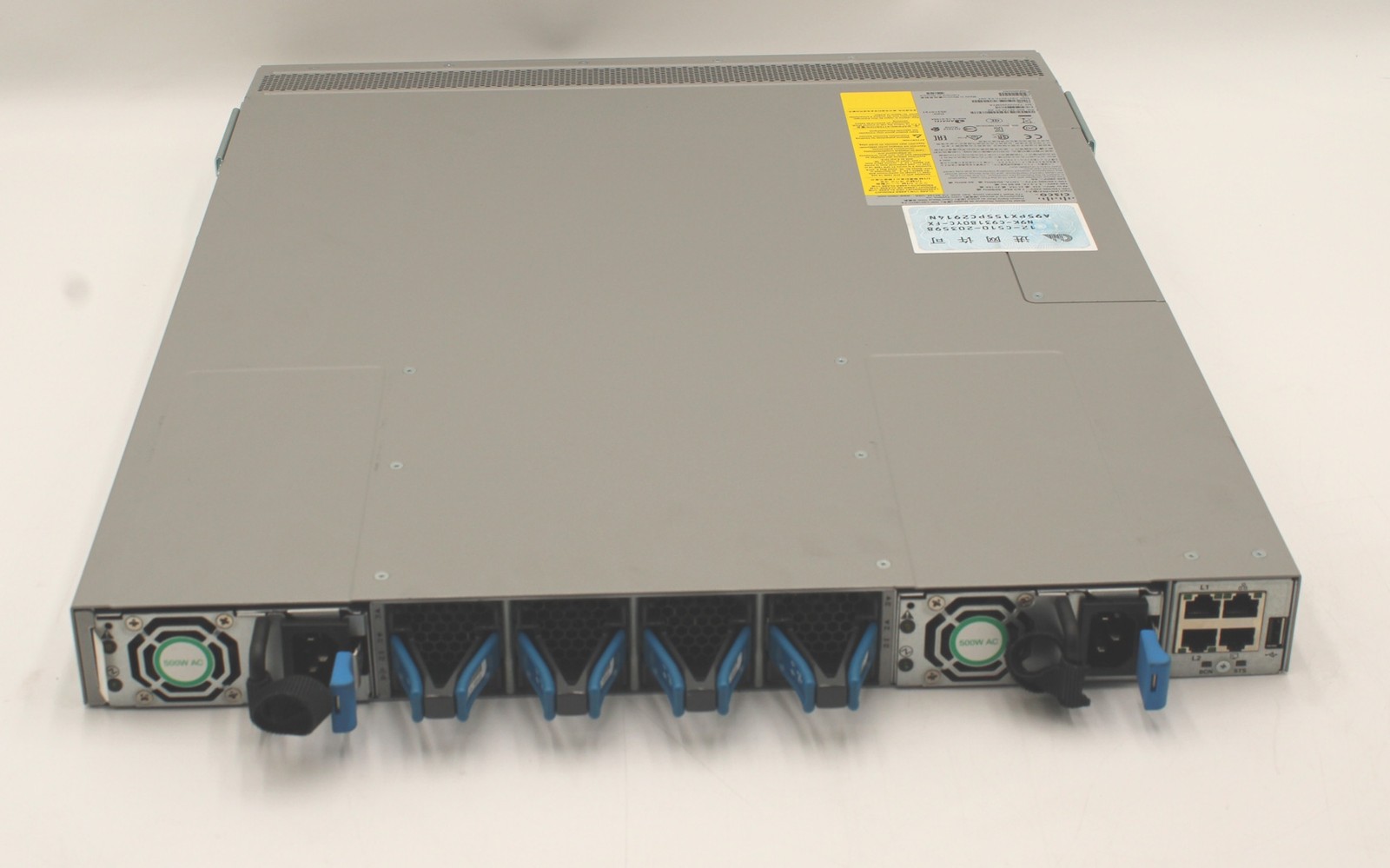 Cisco Nexus N9K-C93180YC-FX V03 48xSFP 6xQSFP28 2X PSU Network Switch