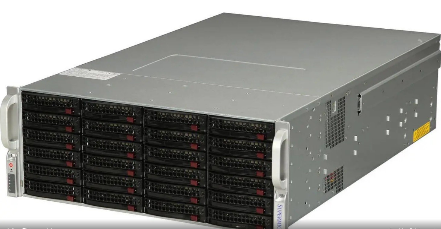 Low Cost 4U NAS 36x LFF 3.5″ Bay VM Cloud Storage Server Xeon 20 Core 256GB RAM