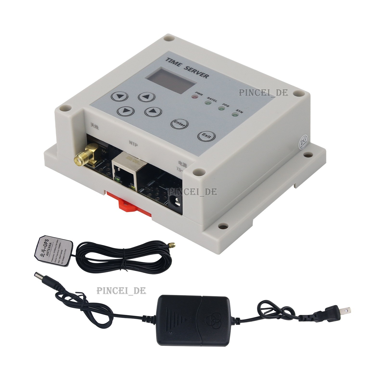 1-Channel Port NTP Time Server Monitoring Clock Network Time Server