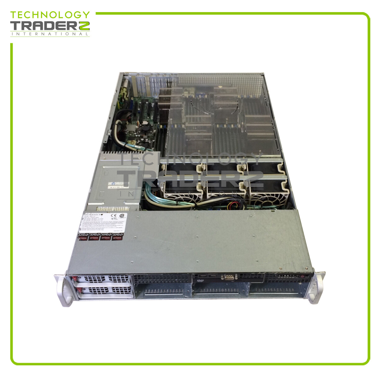 Supermicro CSE-828 828-14 4P Opteron 6344 2.60GHz 64GB 6x LFF Server W/ 6x Fan