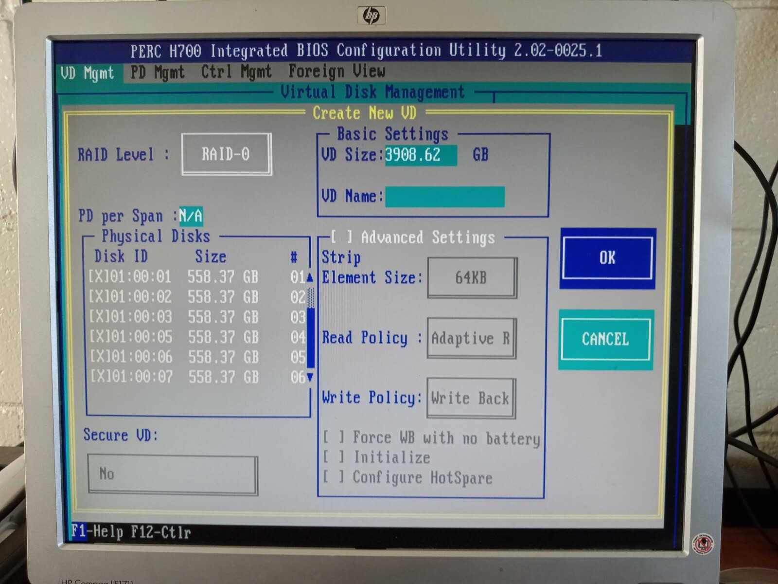 Dell PowerEdge R710 2U Server 2x Xeon X5660 2.8GHZ 96GB RAM LFF 3.9TB HDD