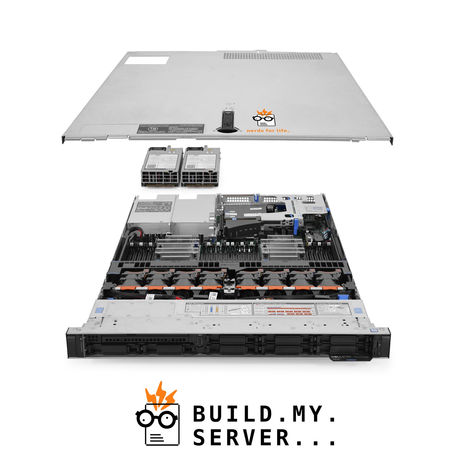Dell PowerEdge R640 8B Server 2x 2.60Ghz Intel Xeon Silver 4112 8-Core 32GB RAM