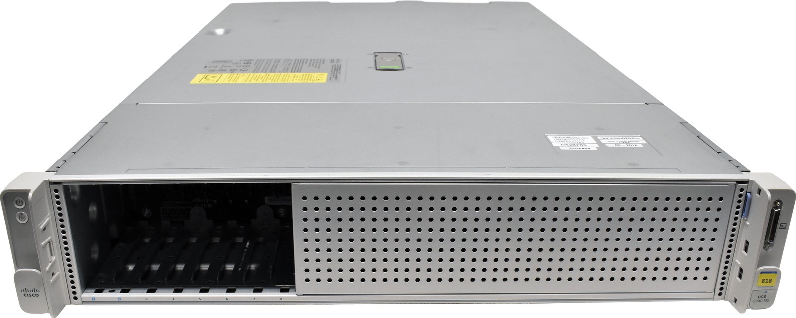 CISCO UCS C240 M5 No CPU 2xCooler No PC4 10xSFF RAID M5 2U 2xRiser 1x QSFP+ MLOM