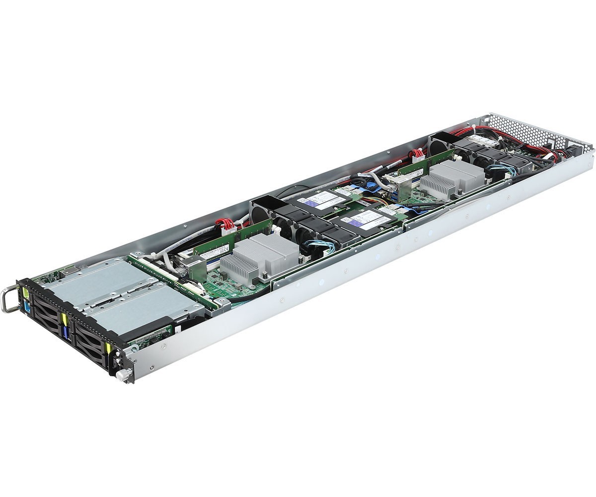 Open19 14-Node Server Rack AMD EPYC 3151Embedded Platform ASRock Rack No RAM HDD