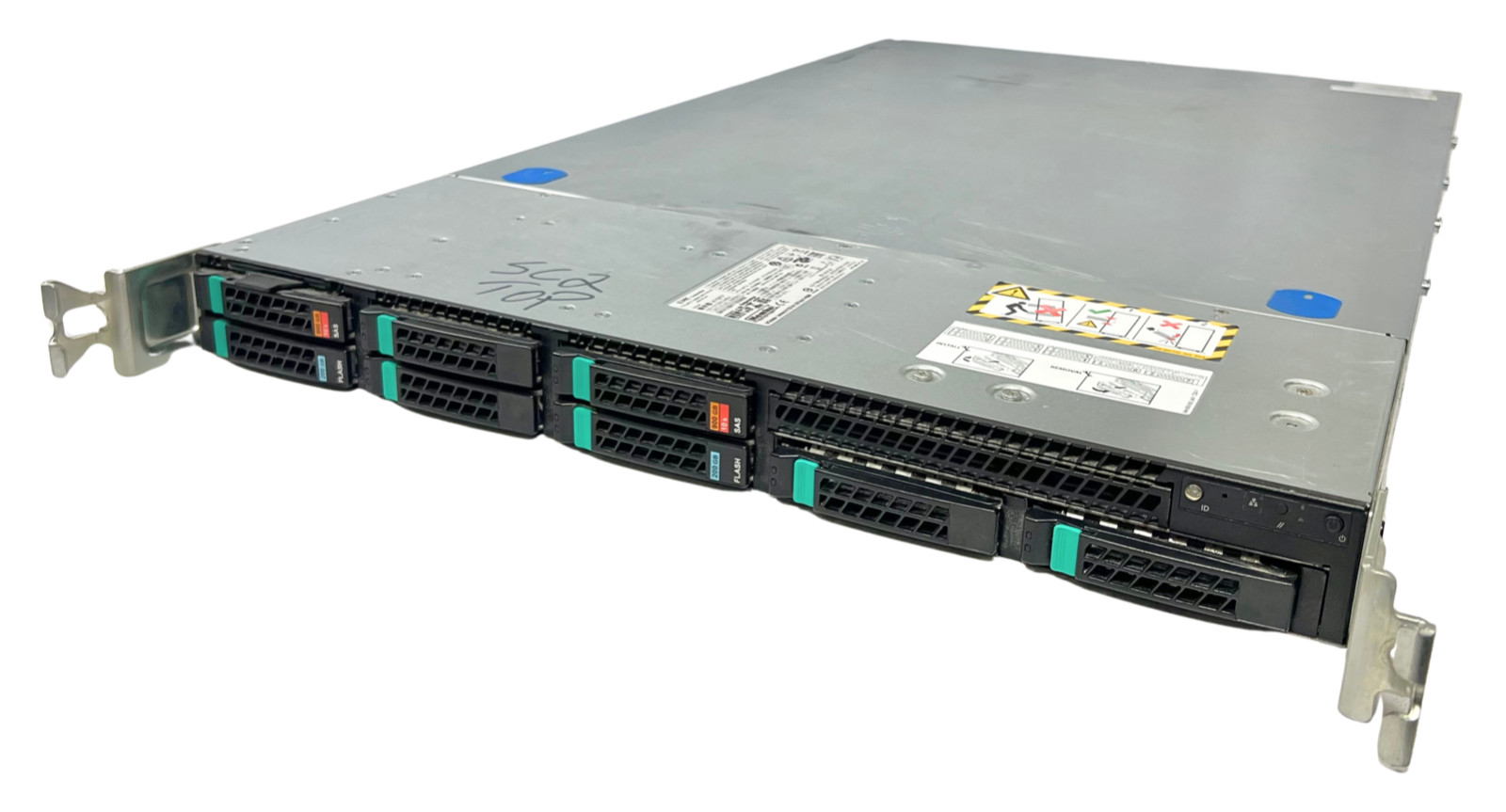 EMC KYBFP 2x E5-2658 @2.1GHz, 2x 200GB SSD, 2X 900GB HDD with OS, 2x PSU