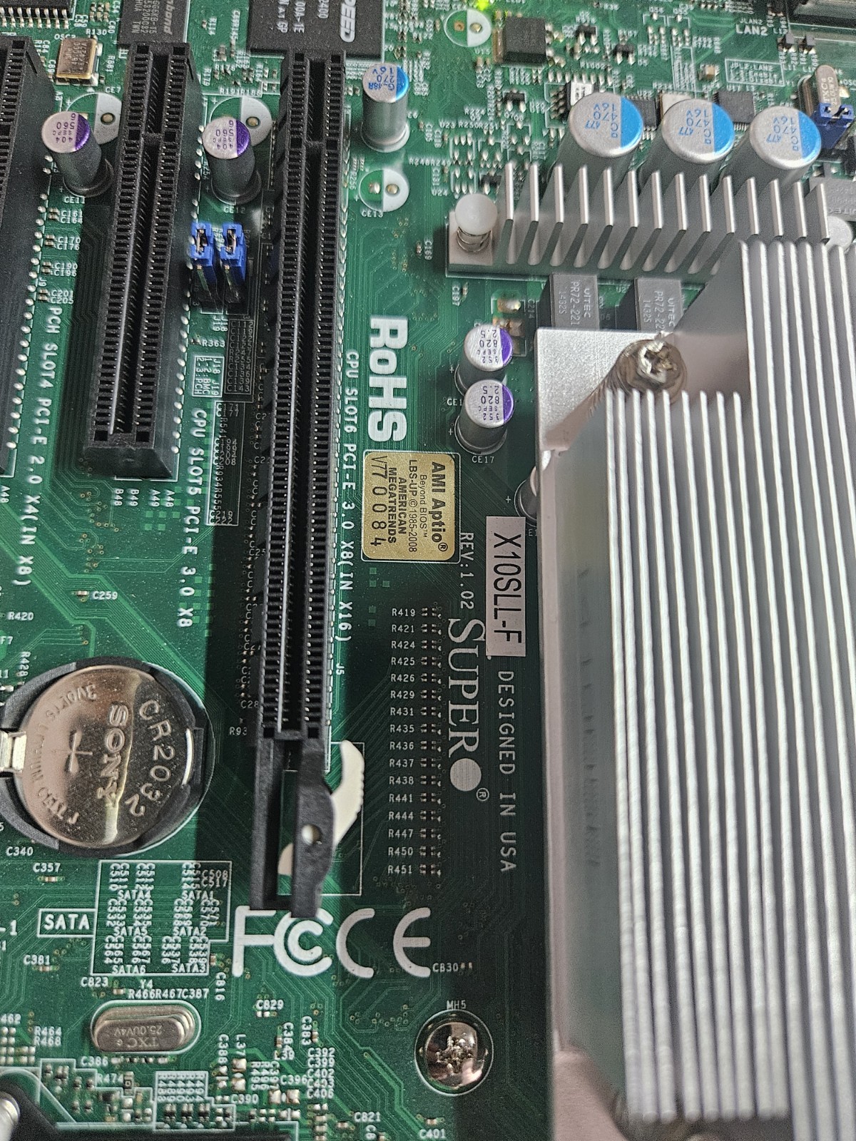 supermicro CSE-813M X10SLL-F E3-1270V3 3.5GHz 1*350W 4*3.5 SATA 4GB RAM SERVER
