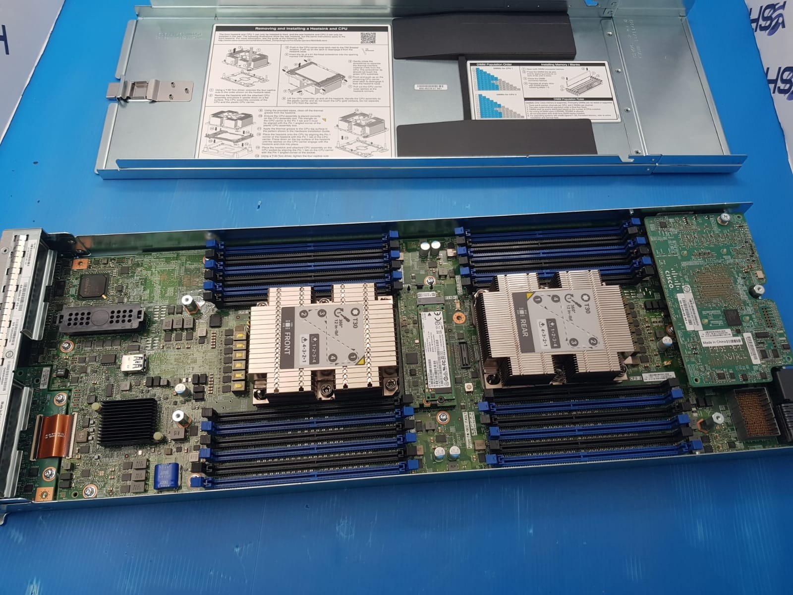 CISCO UCS B200 M5 BLADE MODULE + 2x GOLD 6230R CPUs and 240GB M.2 drive , NO RAM