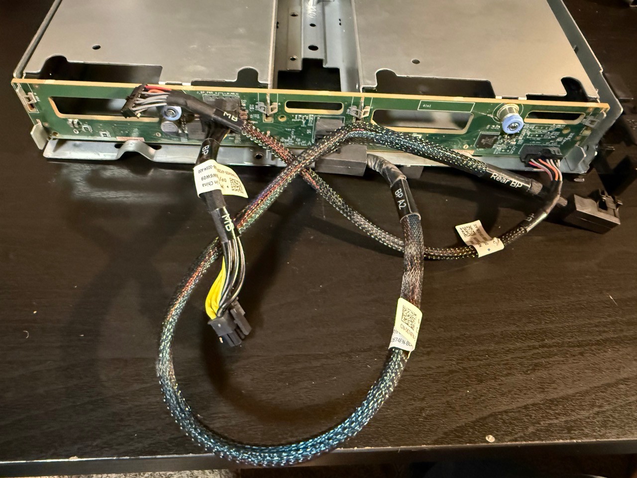 Dell Poweredge R740XD LFF Flexbay DP/N – 0YWTC2 YWTC2 – Cables