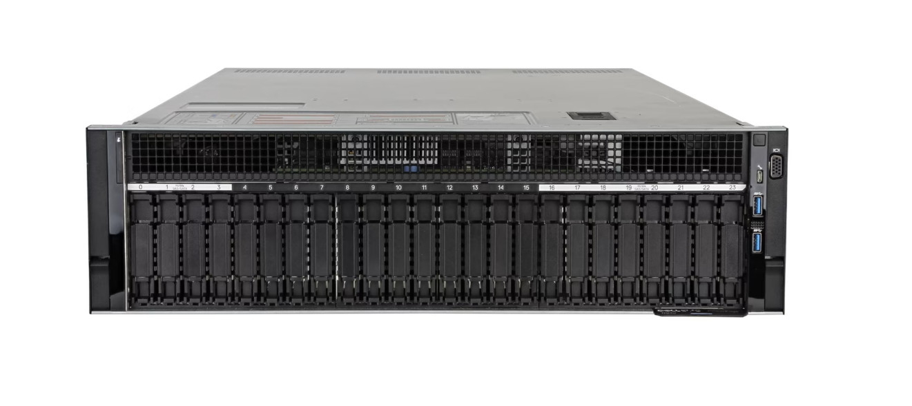 Dell PowerEdge R940 CTO 4x 2nd Gen XEON CPU 24 2.5″ Bay SAS/SATA/SSD Rack Server