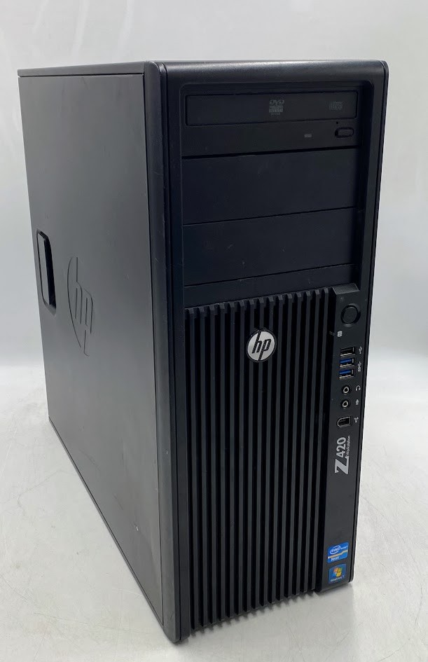 HP WorkStation Z420 Tower Server- No HDD, 8GB DDR3 RAM, E5-1650v2 CPU, No OS