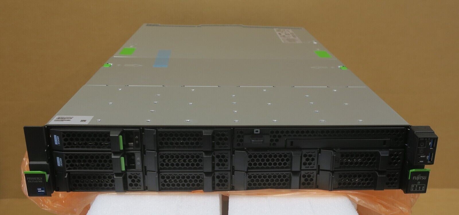 NEW Fujitsu Primergy RX2540 M6 2x 24C Gold 6342 256GB RAM 2x 480GB SSD 2U Server