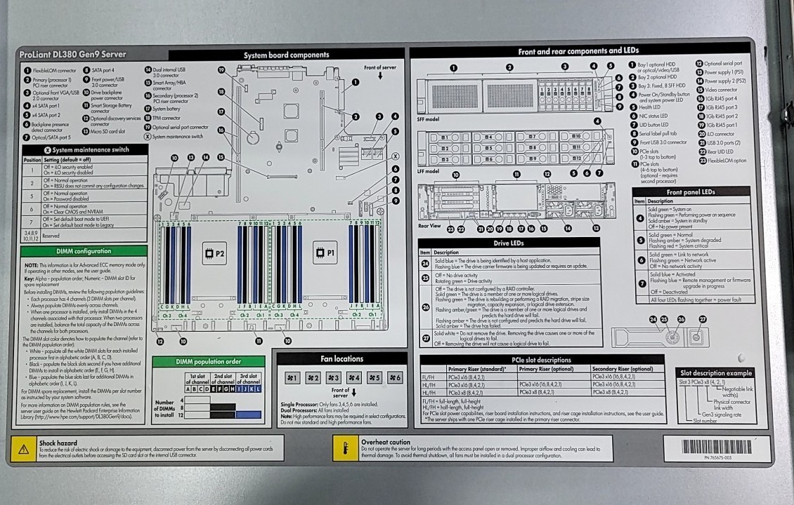HP PROLIANT DL380 GEN9 777338-S01 8×2.5 Server XEON E5-2640 V3 16GB SEE NOTES