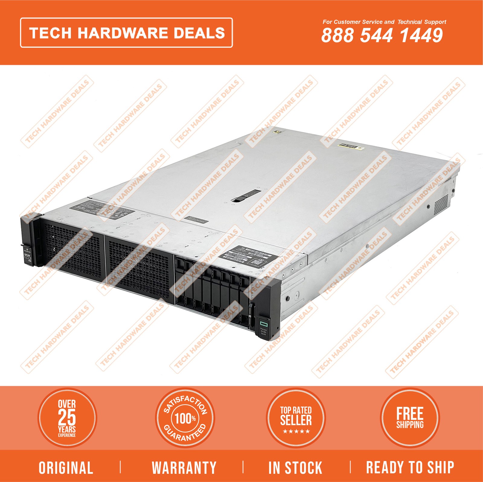 P24850-B21 HPE ProLiant DL380 Gen10 6250 3.9GHz 8- core 1P 32GB-R S100i NC 8S