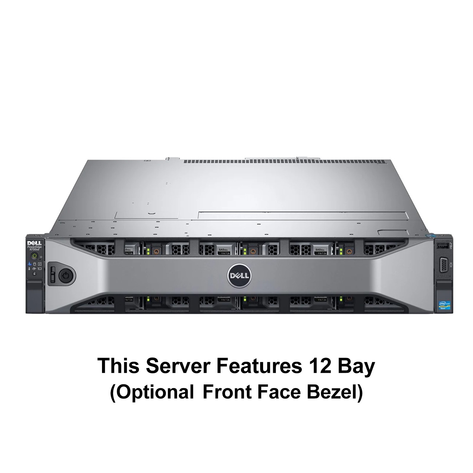 Dell PowerEdge R730XD Server 2x E5-2680 V3 = 24 Cores H730 128GB RAM 2x 3TB SAS