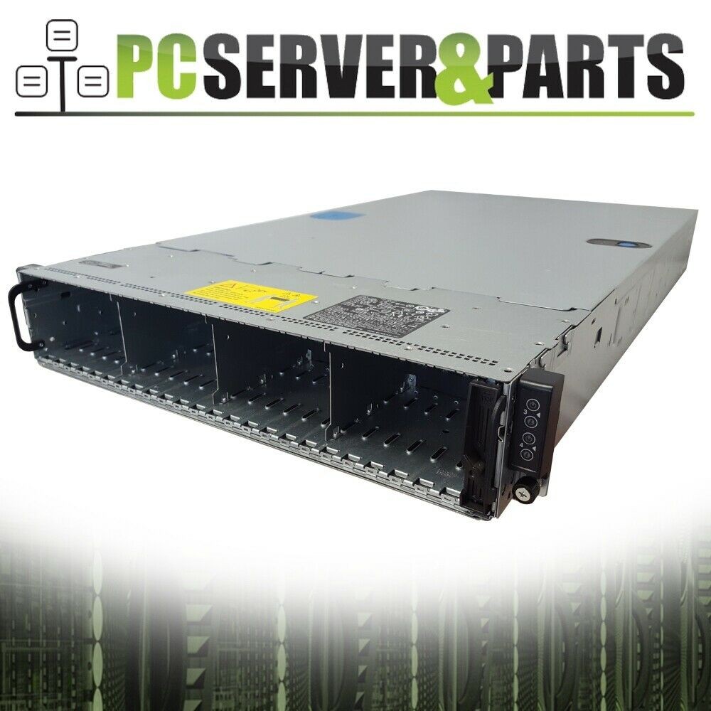 Dell C6220 SFF 4x Node 2x Power Supplies Barebones No CPU No RAM No HD