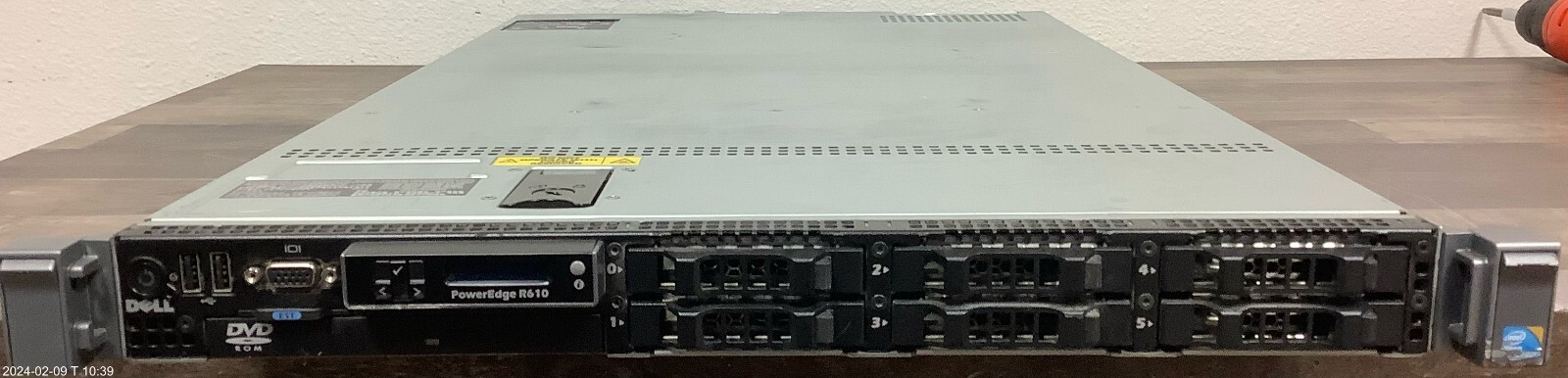 Dell PowerEdge R610 E01S NO RAM NO CPU NO HDD SERVER