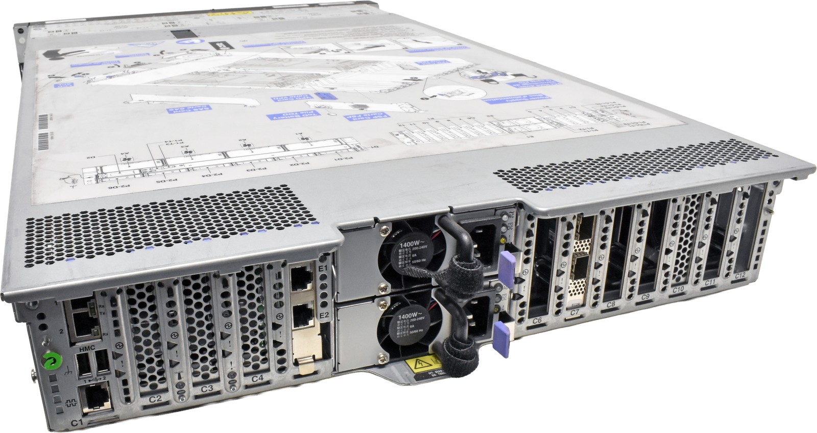 IBM Power S922 Server 2x Power9 CPU 4C 0GB PC4 8x SFF 2.5 2U 2-Port SFP28 25GbE