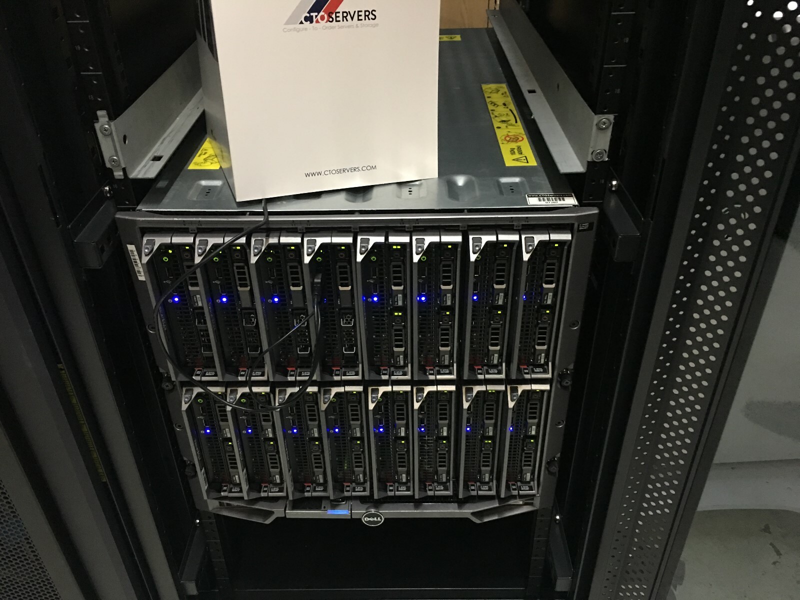 DELL M1000e Blade System w/16x DELL M710HD Server Blade 32 X 6-Core Xeon X5670