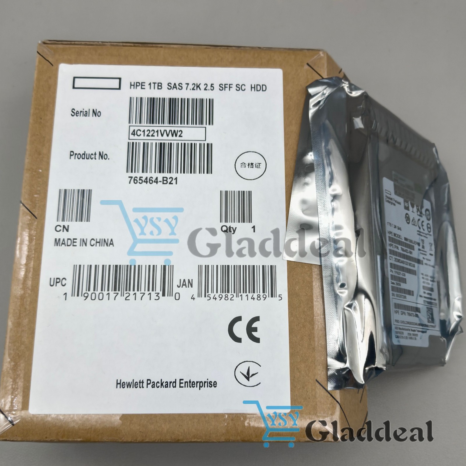 HP 1TB 7.2K SAS 12G 2.5 inch G8 G9 HDD hard drive 765464-B21 765872-001 New