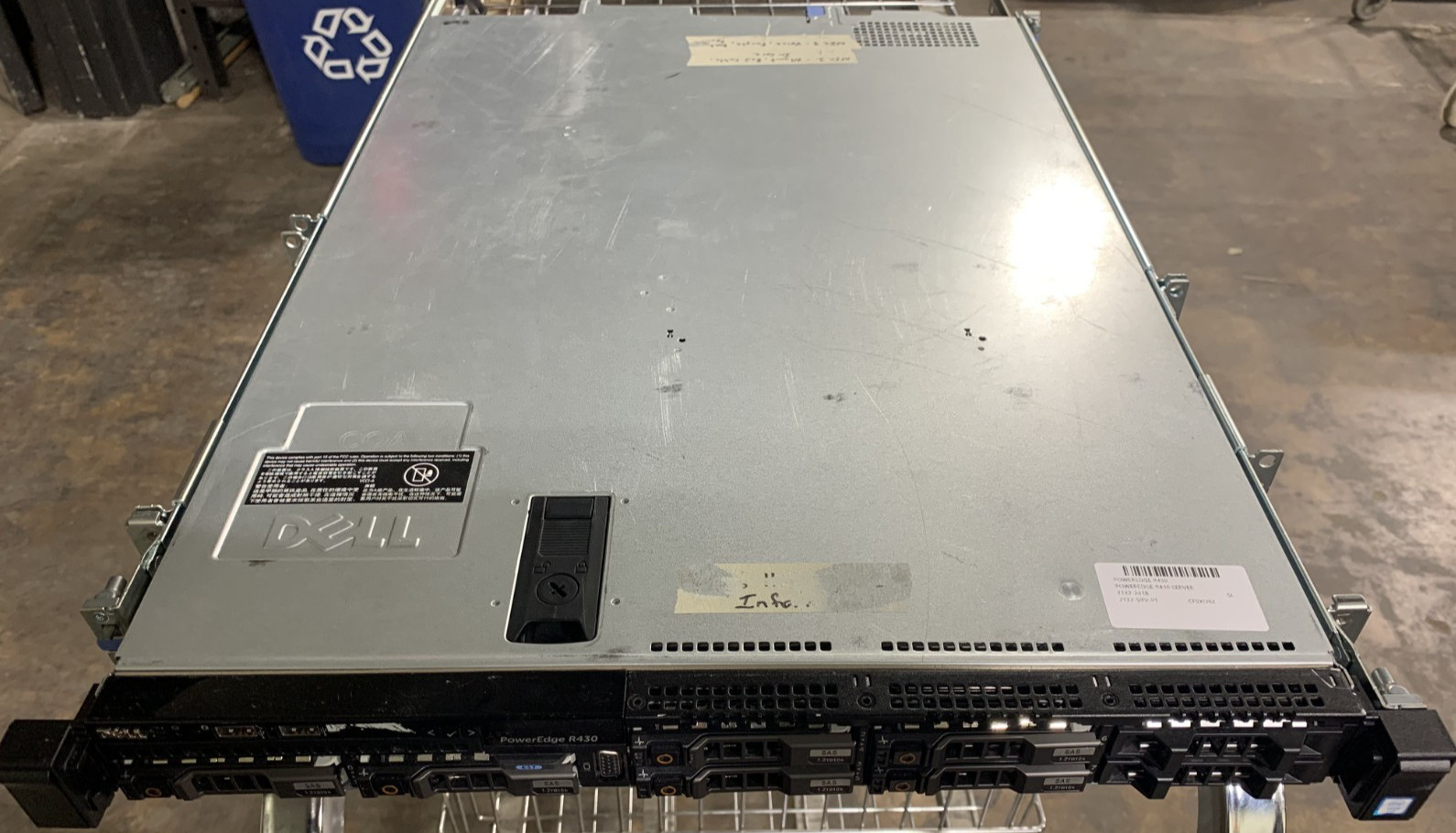 Dell PowerEdge R430 Server Xeon E5-2620 v3 @2.4/ 2x 550W/ 32Gb RAM/ 6x 1.2Tb HDD