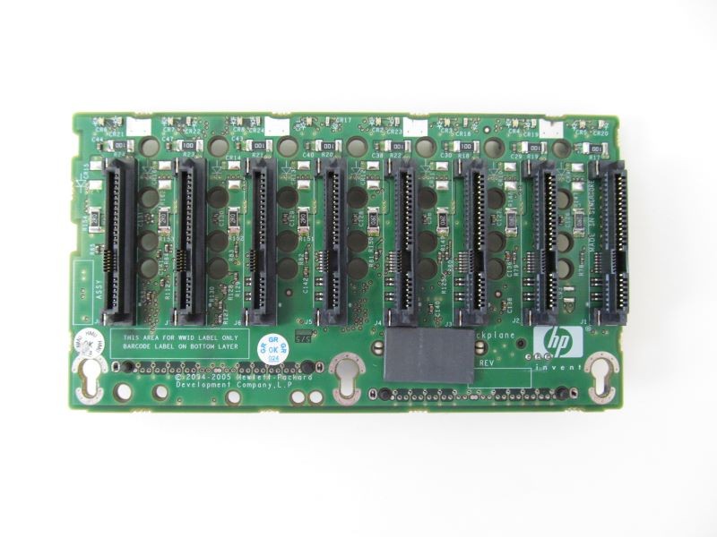 HP 412736-001 SAS Backplane With Drive Cage