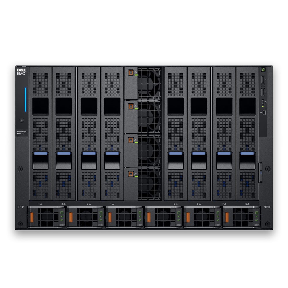 Dell MX7000 Server 2x MX740C 2x Gold 6132 2.6GHz 14C 1024GB 4x 2.4TB 10K SAS