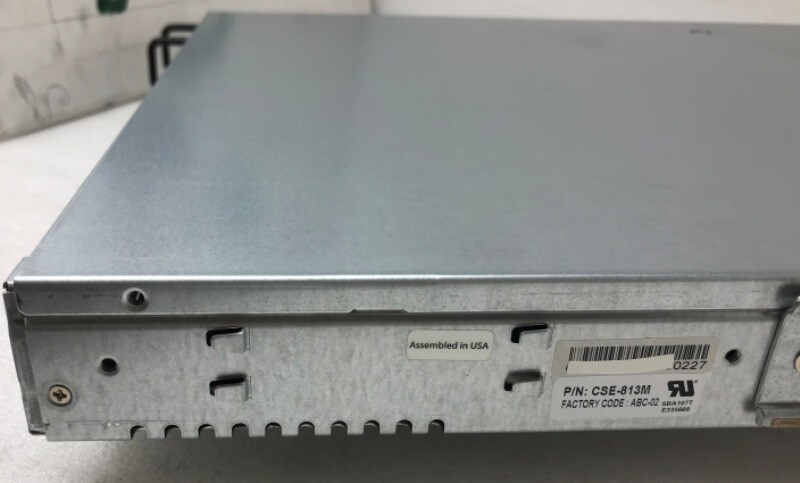 SuperMicro 1U CSE-813M Server, w/ 2x E5603 QC 1.6GHZ, 16GB RAM, X8DTL-iF, 2xPSU