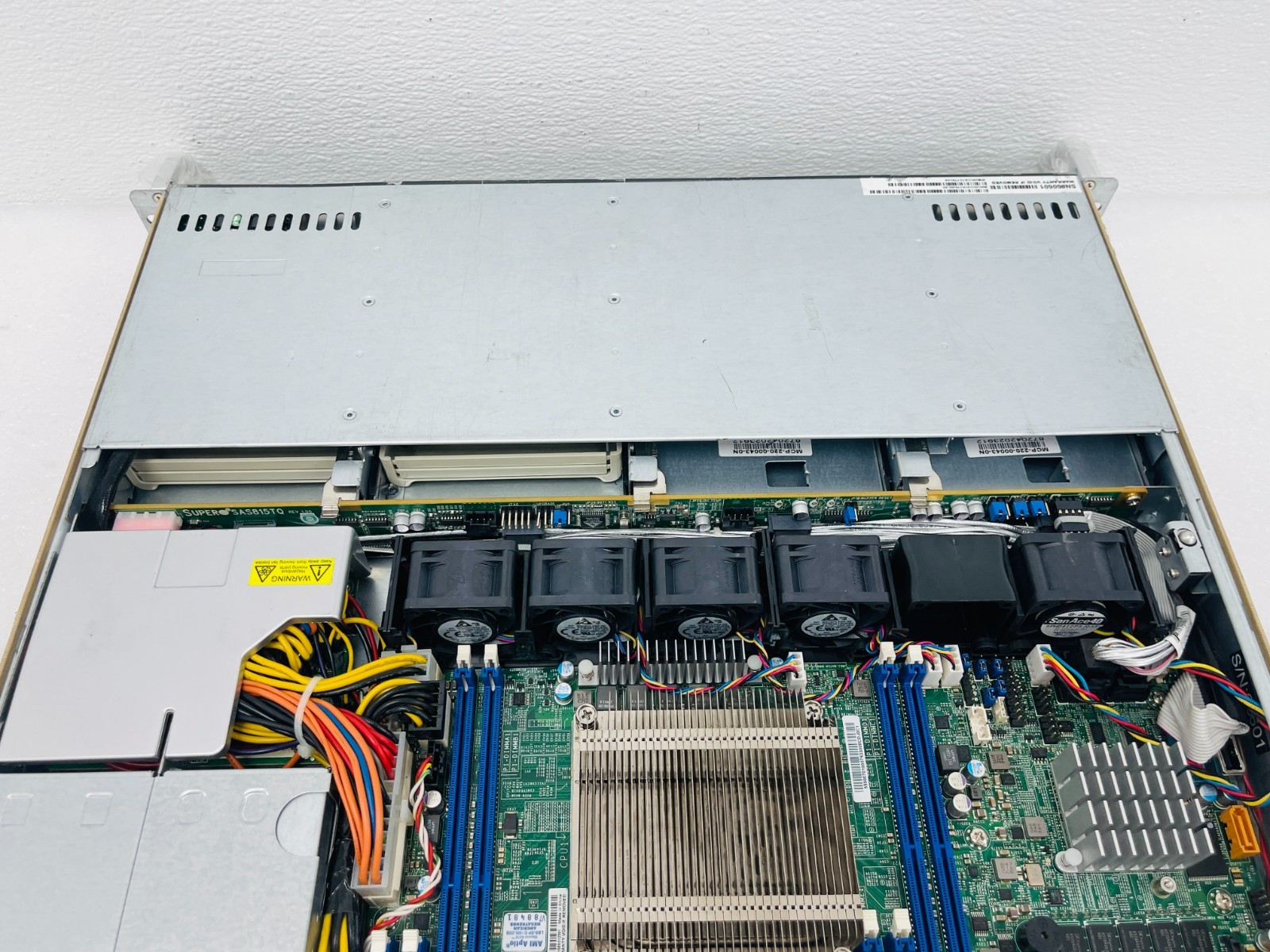 SUPERMICRO SuperChassis CSE-813M, X10DRL-C Dual Socket R3 LGA 2011, 2x E5-2630V3