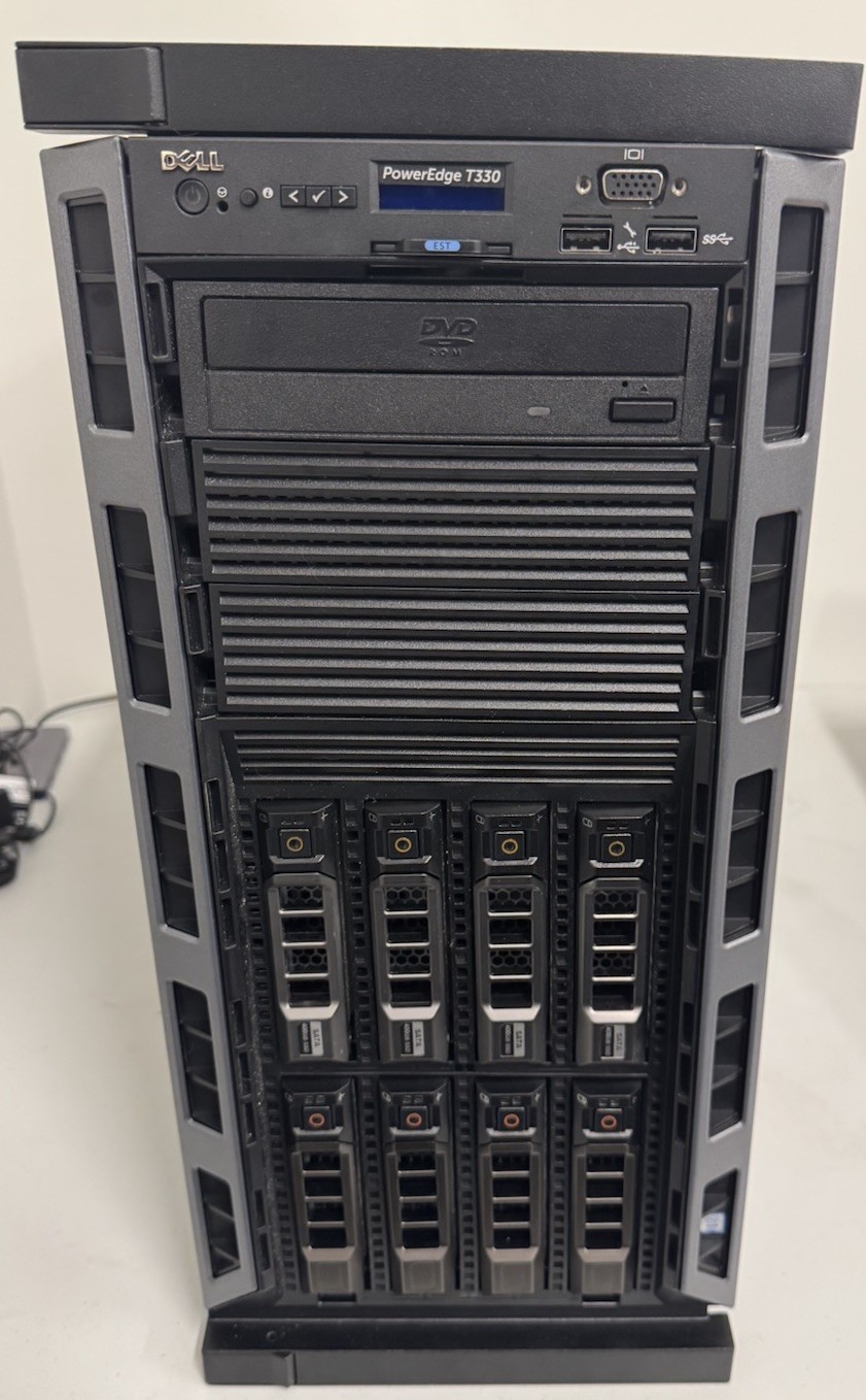 Dell PowerEdge T330 Tower Server Intel Xeon 3.3GHz RAID 0/1/5/10 NO SSD