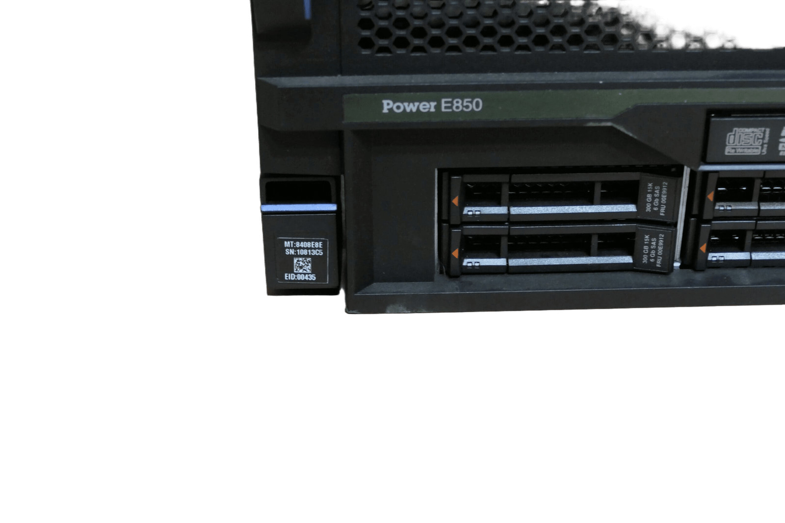 IBM Power E850 4x 3.35Ghz 1-Core CPUs 4TB DDR4 Memory 4x 300gb 10k (8408-E8E)