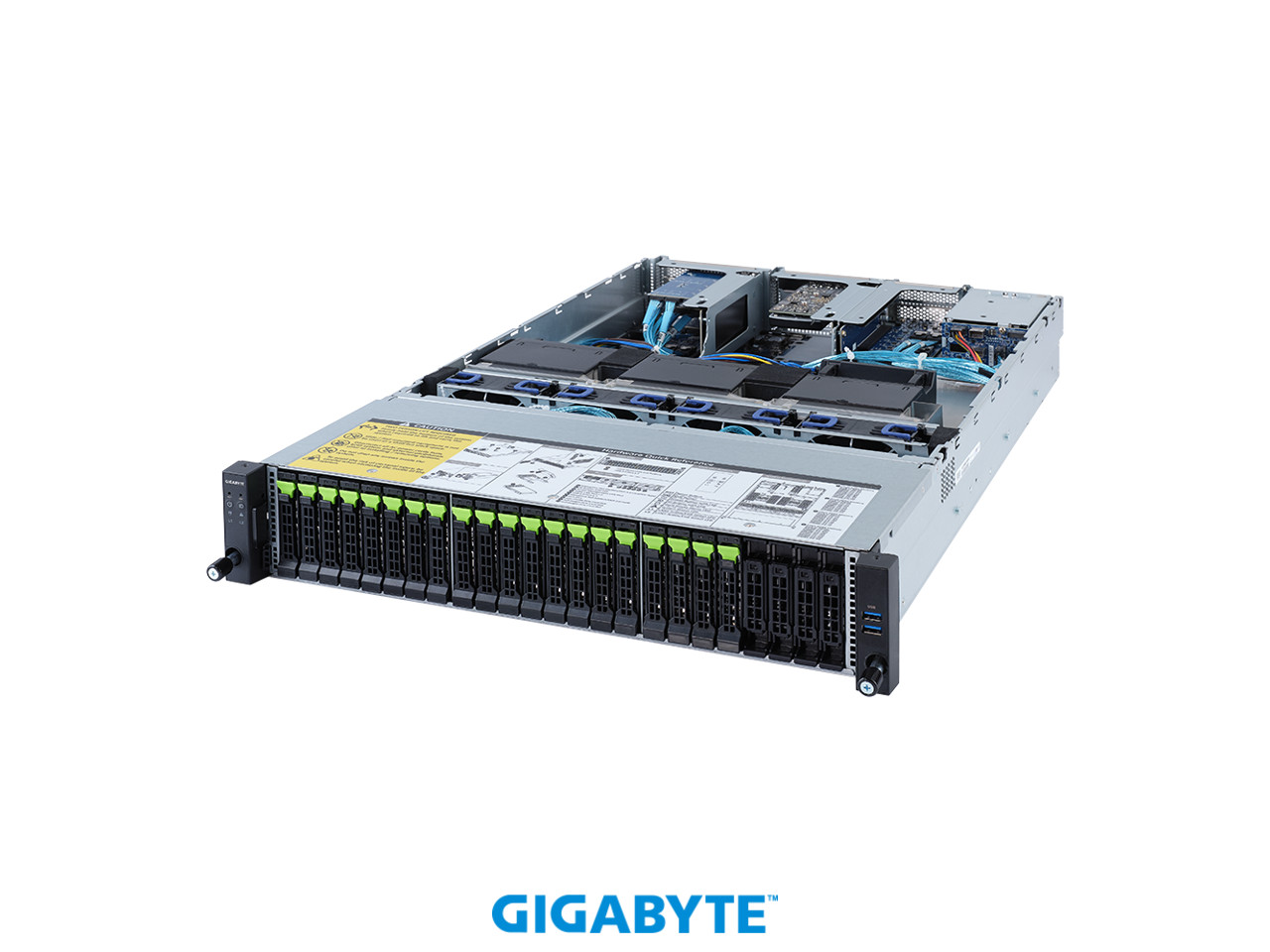 GIGABYTE R282-Z9G 2U Rackmount Server Barebone Socket SP3 Up to 3200*/ 2933 MHz