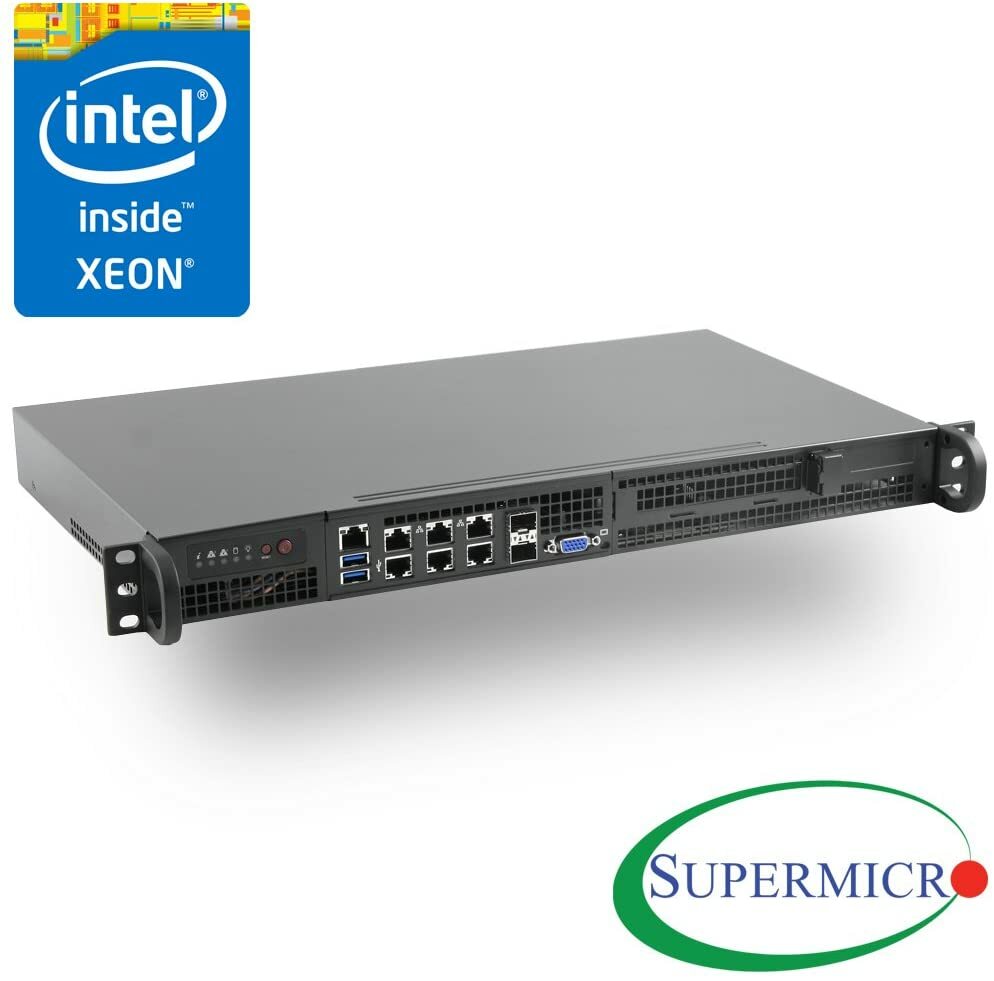 ✅SuperMicro SYS-5019D-4C-FN8TP 1U Server – Skylake D, X11SDV-4C-TP8F, 505-203B