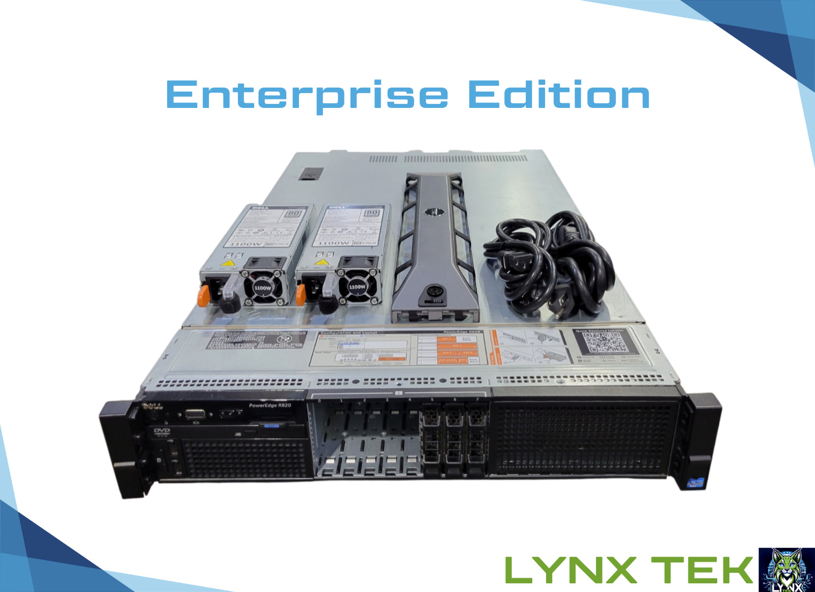 Dell PowerEdge R820 8/16 Bay 4x E5-4620 =32C i350 H710 64/128/192/256GB VAR