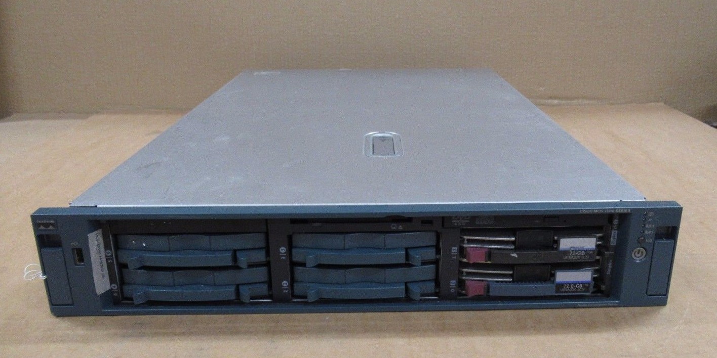 Cisco MCS-7835-H1 MCS 7800 Series Media Convergence Server 3.40GHz 2GB 2x 72.8GB